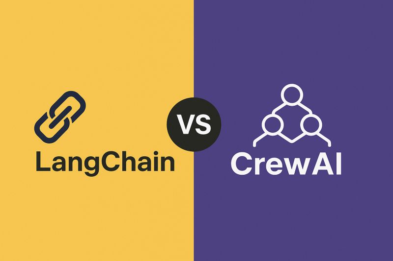 LangChain vs CrewAI: Complete Comparison, Features, Pros & Cons